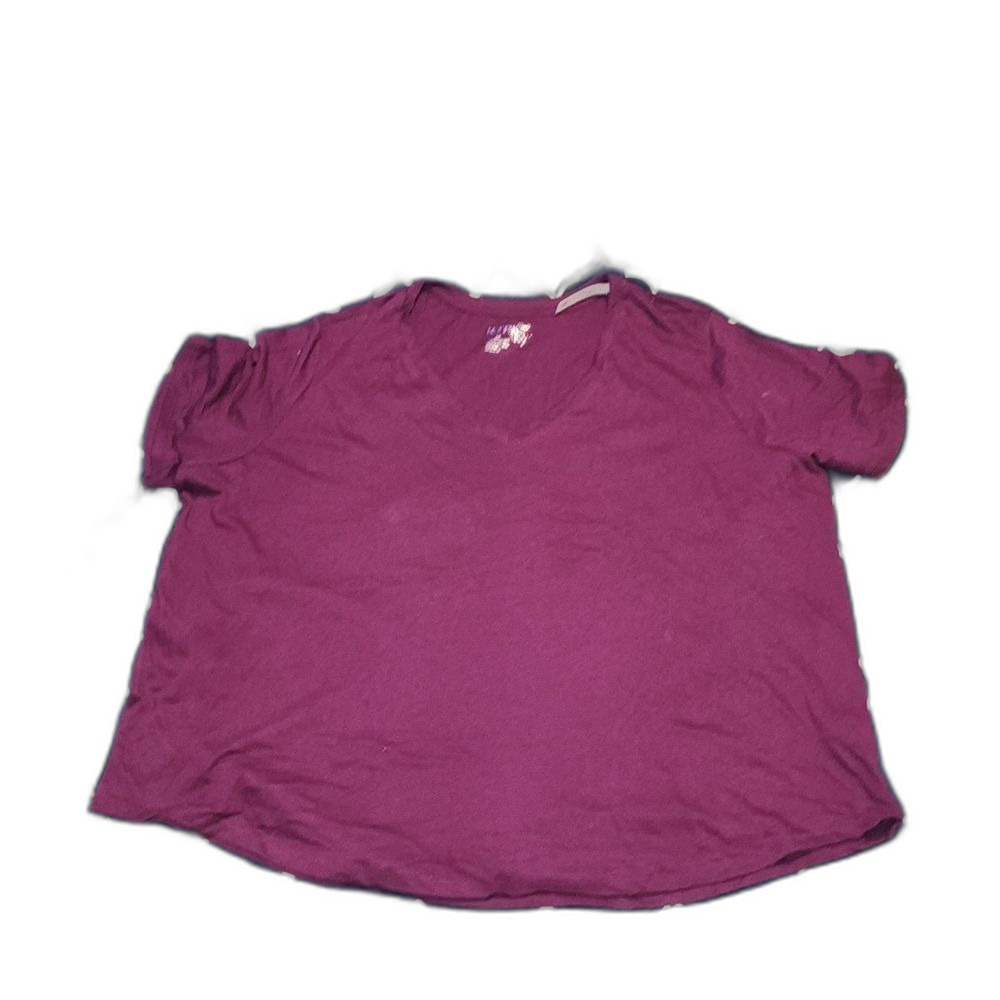 NWOT Purple  short-sleeve T-shirt Size 3x